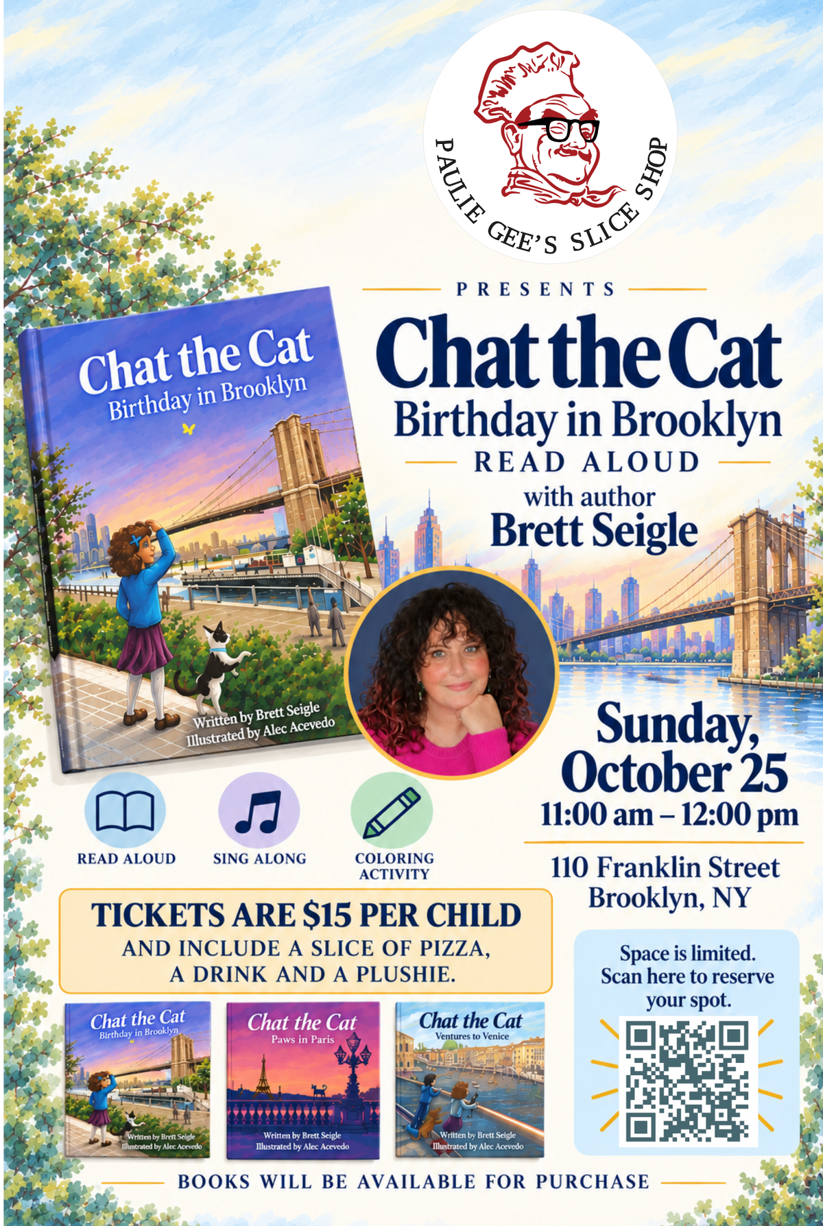 READ ALOUD AT PAULIE GEE'S