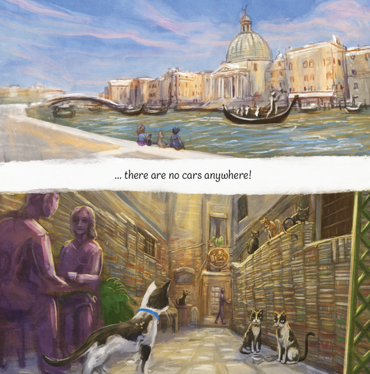Chat the Cat: Ventures to Venice Hardcover