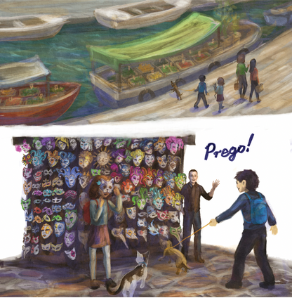 Chat the Cat: Ventures to Venice Paperback